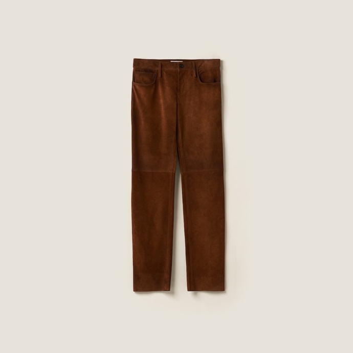 Kalhoty Suede pants, Miu Miu, 4200 eur
Kalhoty Suede pants, Miu Miu, 4200 eur