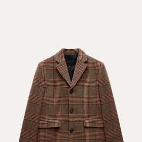 Kostkované sako, Zara, 2599 Kč
