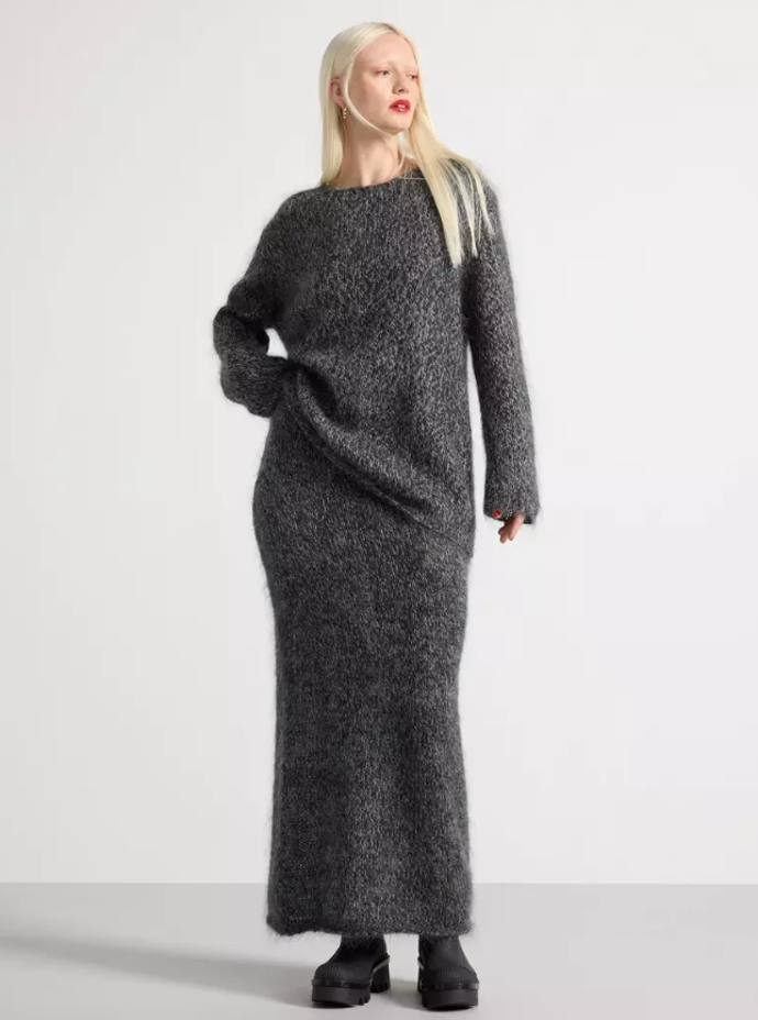 Maxi sukně ze směsi mohéru, Lindex, 720 Kč
