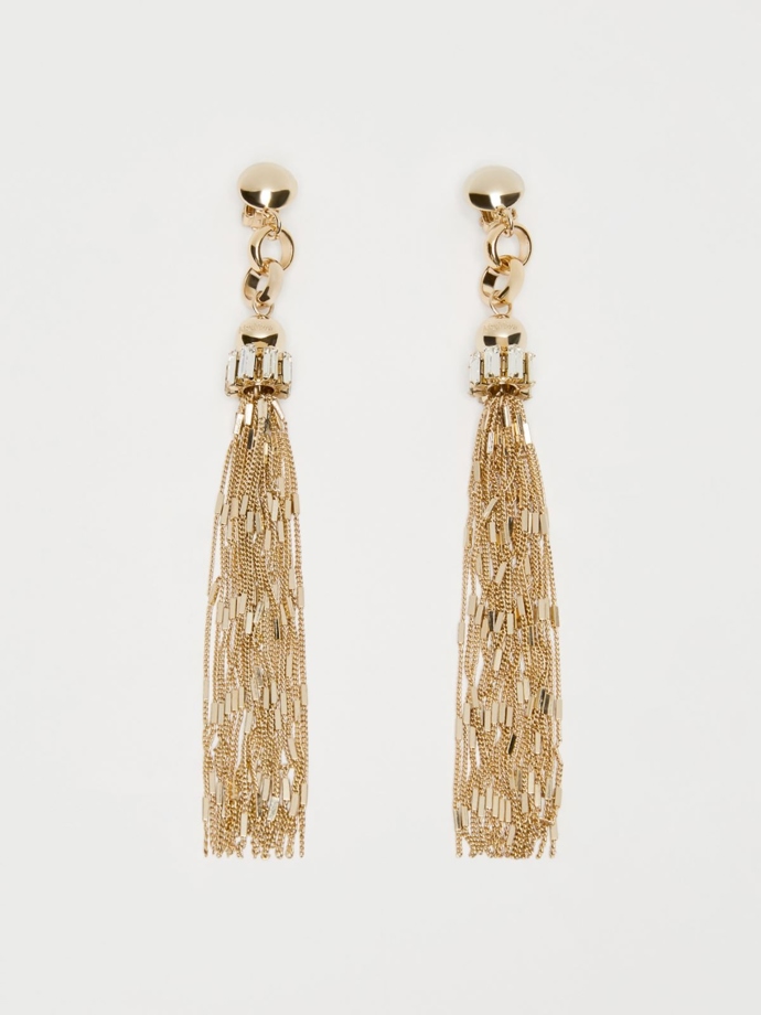 Náušnice Long earrings with tassels, Max Mara, 4700 Kč
Náušnice Long earrings with tassels, Max Mara, 4700 Kč