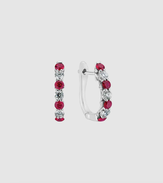Náušnice s diamanty a rubíny Magical Nobility, ALO diamonds, 67 010 Kč
