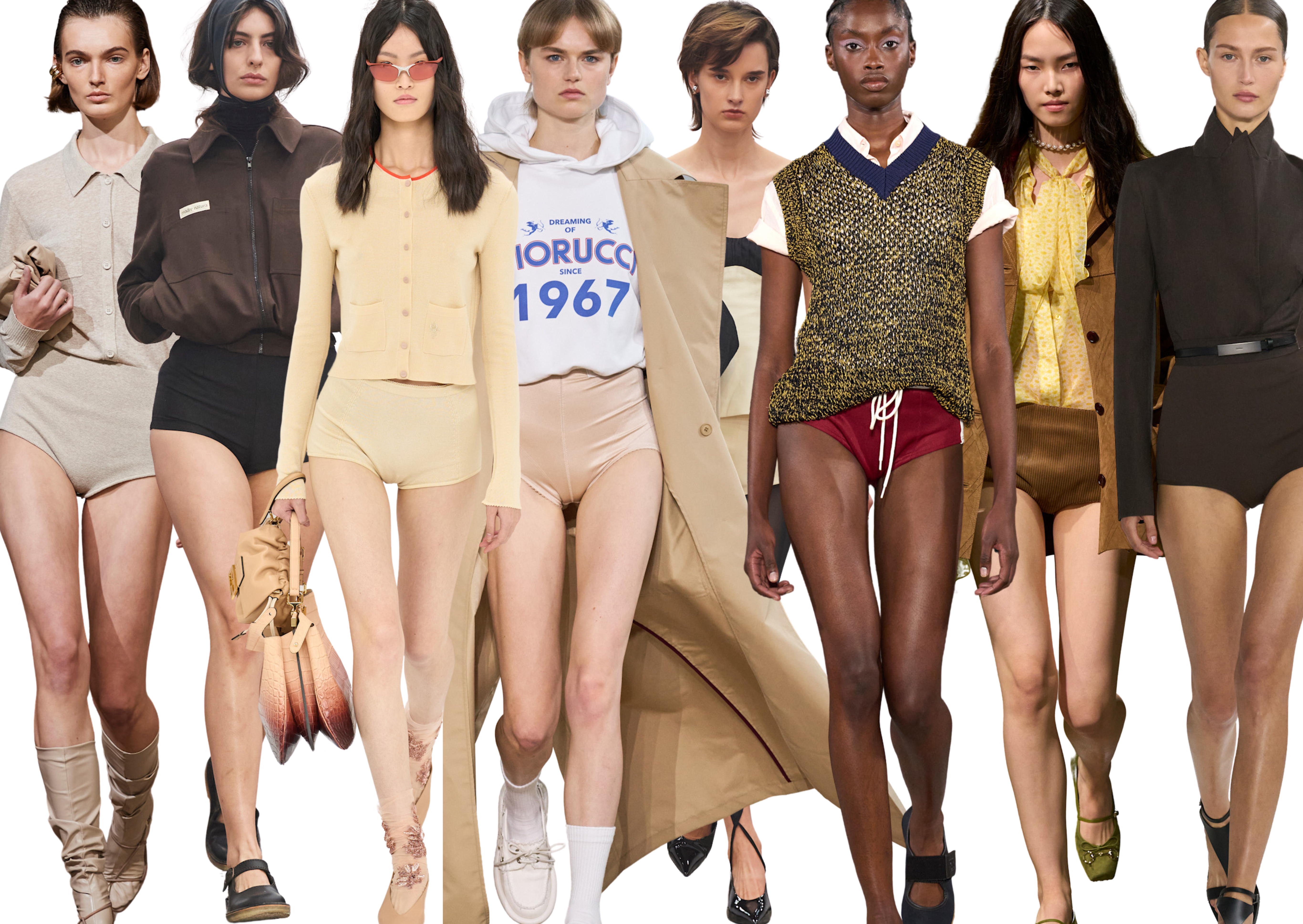Hot pants catwalk 2025
