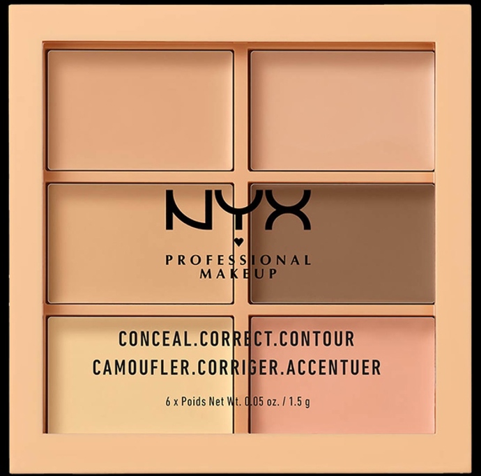 Paletka korektorů na obličej light, Nyx Professional Makeup, 359 Kč
