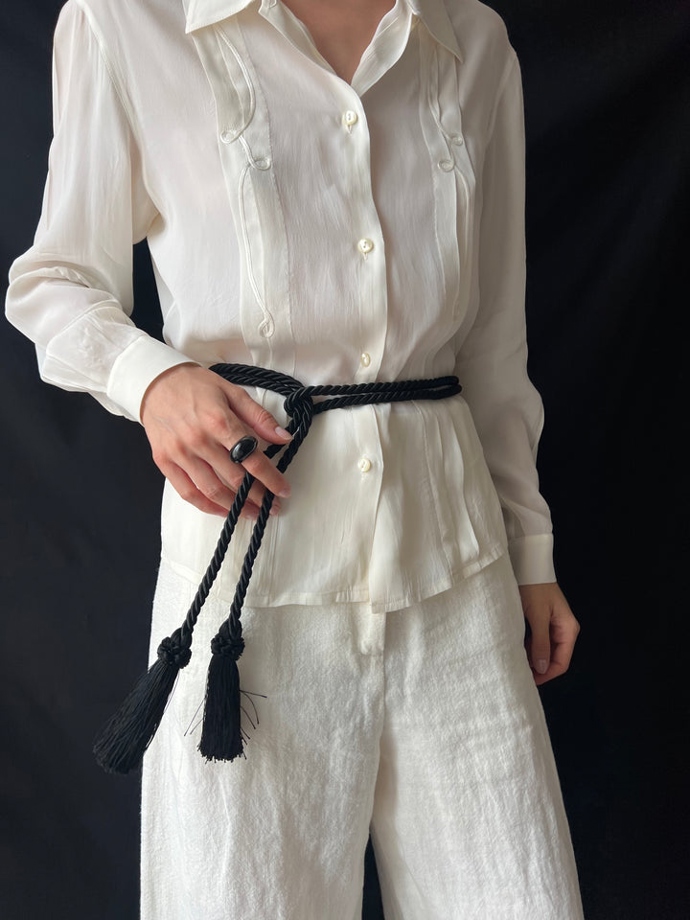 Pásek Black Tassel Belt, Le Sundial, 5139 Kč
Pásek Black Tassel Belt, Le Sundial, 5139 Kč