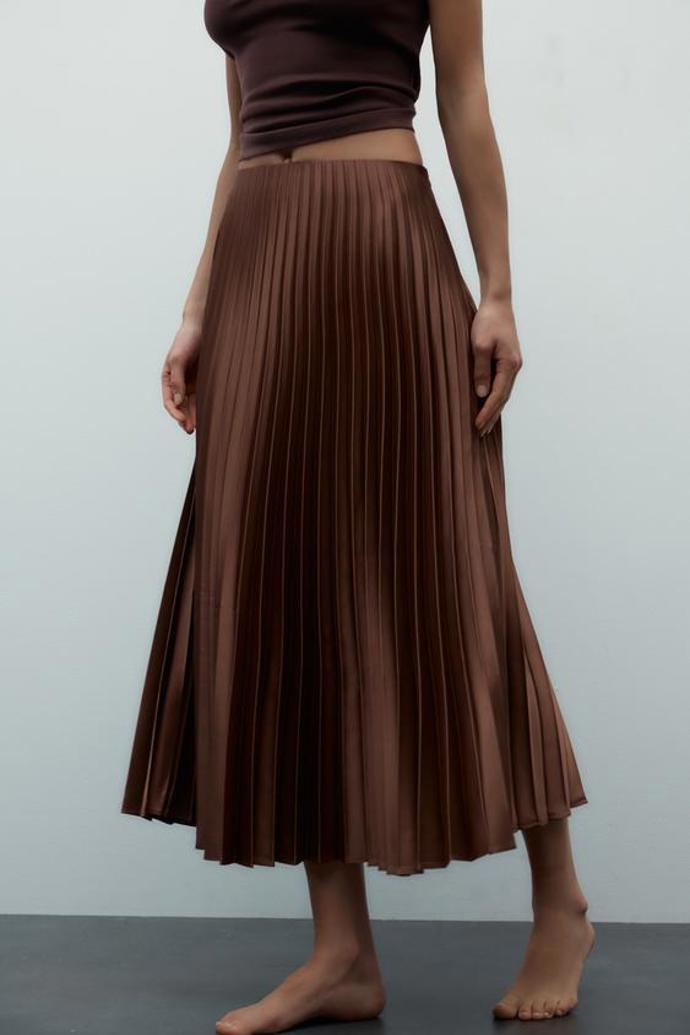 Plisovaná sukně, Zara, 849 Kč
Plisovaná sukně, Zara, 849 Kč