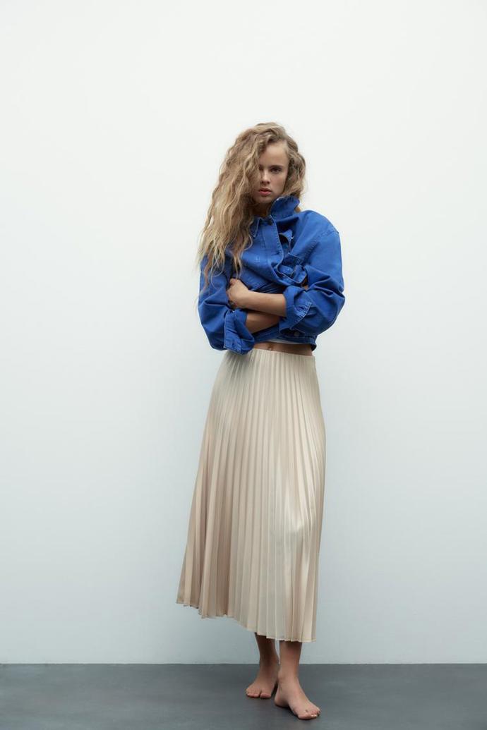 Plisovaná sukně, Zara, 849 Kč
Plisovaná sukně, Zara, 849 Kč