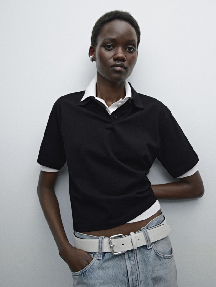 Polo top, Massimo Dutti, 999 Kč
