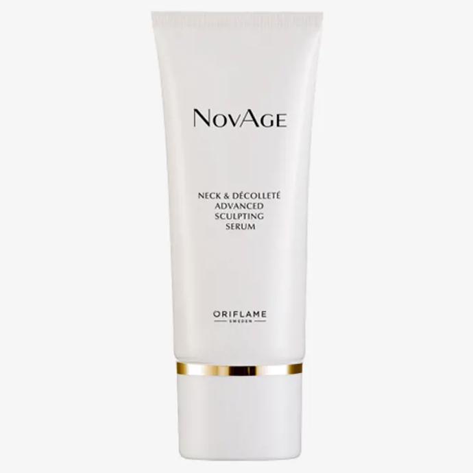 Zpevňující sérum na krk a dekolt Oriflame NovAge (75 ml, 399 Kč)
