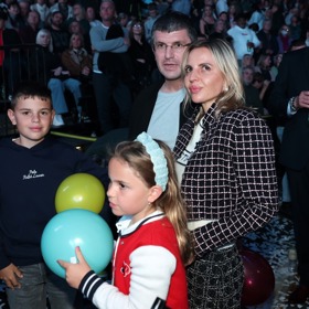 Leon s rodinou na koncertě Pocta Karlu Gottovi
