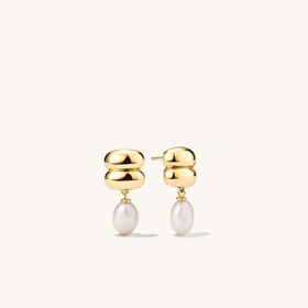 Náušnice s umělou perlou Puffy Charlotte Pearl Drop Earring, Mejuri, 140 eur
Náušnice s umělou perlou Puffy Charlotte Pearl Drop Earring, Mejuri, 140 eur