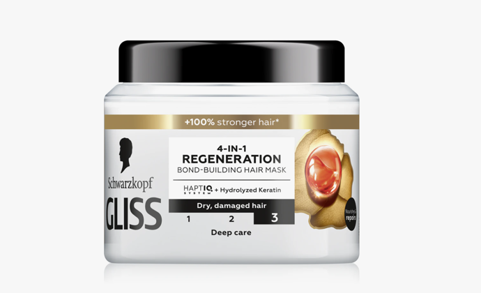 Gliss Total Repair, regenerační maska pro suché a poškozené vlasy, Dr.Max, 139 Kč
