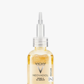 Neovadiol Meno 5 Bi-Serum, Vichy, 1080 Kč

Během menopauzy se na pleti viditelně projevují hormonální změny a urychlují její stárnutí. Pleťové sérum redukující projevy stárnutí Vichy Neovadiol Meno 5 Bi-Serum je navrženo tak, aby kompenzovalo dopad těchto hormonálních změn a zanechalo pleť mladistvou a vyživenou.
