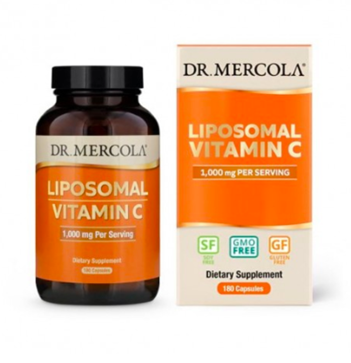 Liposomal Vitamin C, Dr. Mercola, 180 kapslí, 1349 Kč
