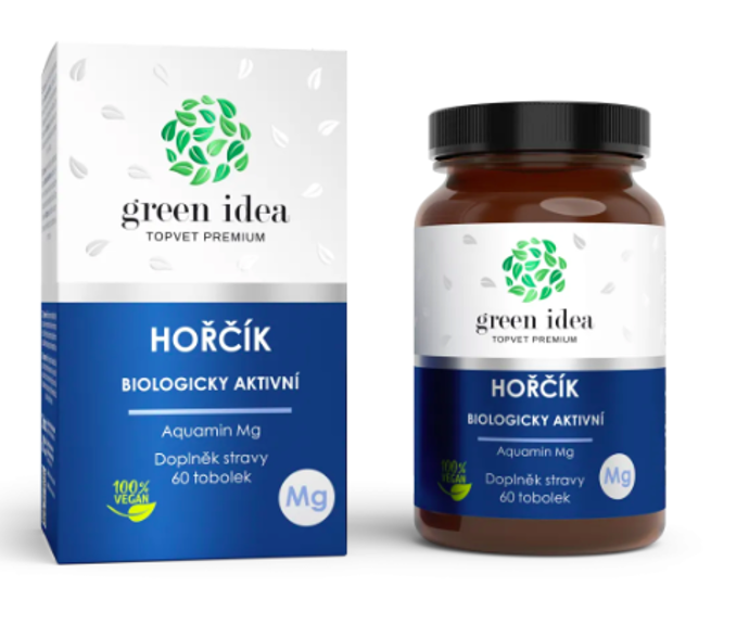 Biologicky aktivní HOŘČÍK, Green Idea, 60 ks, 198 Kč

Hořčík Aquamin se získává z čistých vod Irského moře. Je to nejúčinnější a optimálně absorbovatelná forma hořčíku (hydroxidová a citrátová forma). Jedná se o přírodní, biologicky aktivní hořčík organického původu.
