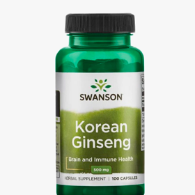 Swanson Korean Ginseng (korejský ženšen), 100 kapslí, 459 Kč

Ženšen byl po staletí používán v mnoha regionech Asie jako tonikum, podporuje celkový fyzický a duševní stav těla. Dnes ji používáme jako neuvěřitelného  bojovníka proti stresu, který také posiluje obranyschopnost našeho těla a podporuje duševní aktivitu.
