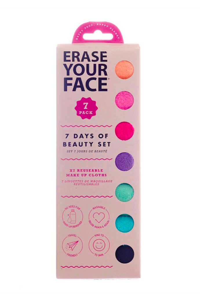 Opakovaně použitelné odličovací ručníky, Erase Your Face, 529 Kč
Opakovaně použitelné odličovací ručníky, Erase Your Face, 529 Kč