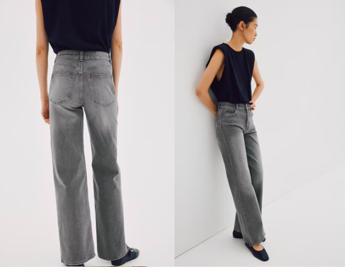 WIDE HIGH JEANS, H&M, 719 Kč
WIDE HIGH JEANS, H&M, 719 Kč