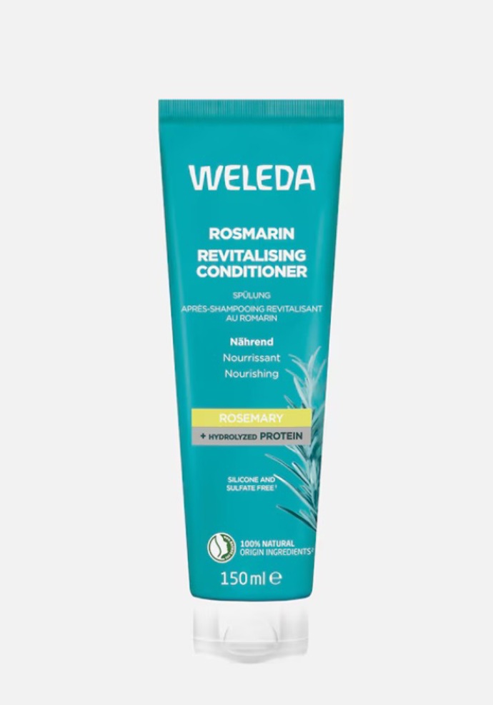 Weleda rozmarýnový revitalizační kondicionér na vlasy, Douglas, 207 Kč
