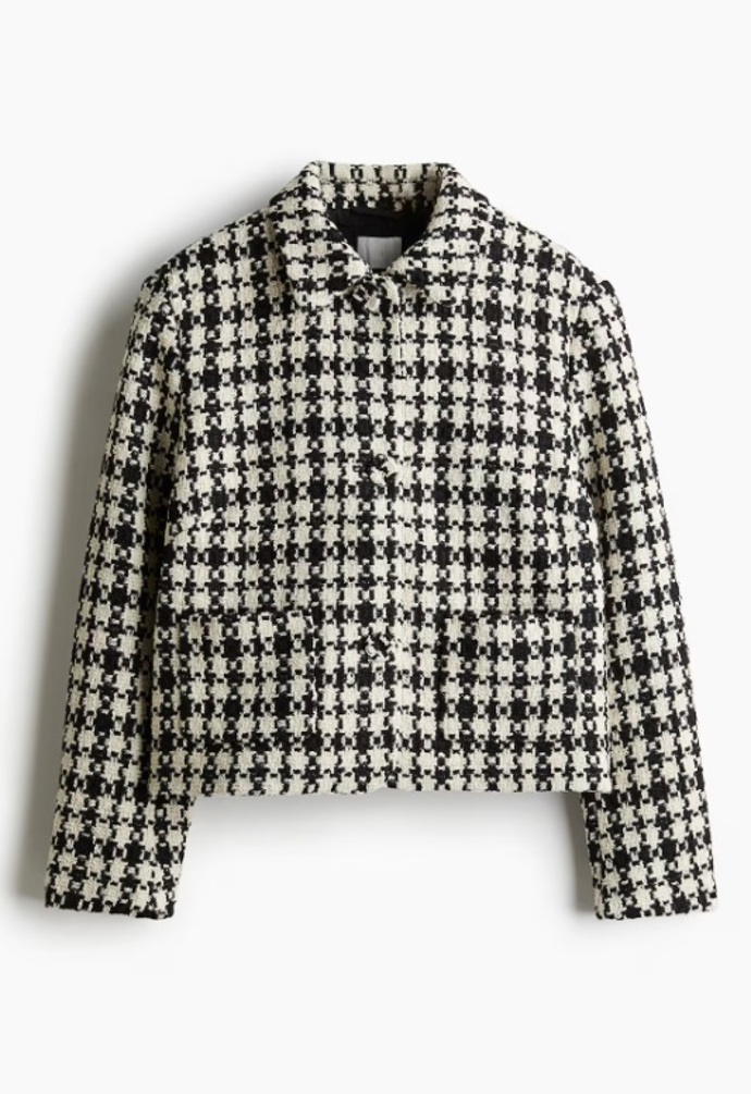 Sako z žakárové tkaniny, H&M, 1 069 Kč
