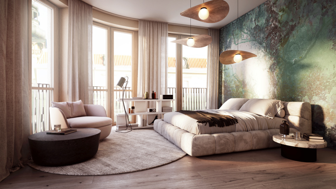 Projekt nabízí 85 moderních bytů s dispozicemi od 1+kk do 4+kk, které reflektují aktuální trendy v městském bydlení. Interiéry kladou důraz na nadčasový design, propojení s exteriérem a kvalitní materiály.
Projekt nabízí 85 moderních bytů s dispozicemi od 1+kk do 4+kk, které reflektují aktuální trendy v městském bydlení. Interiéry kladou důraz na nadčasový design, propojení s exteriérem a kvalitní materiály.
