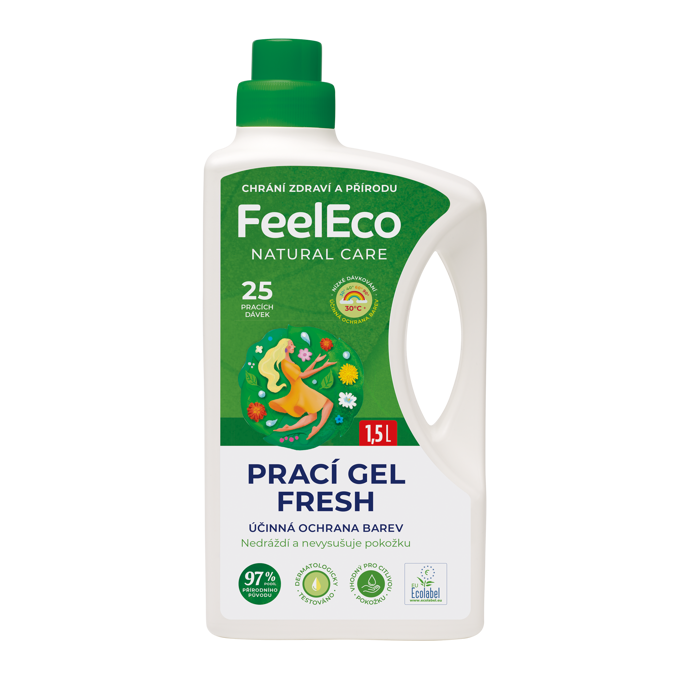 Prací gel Feel Fresh, FeelEco, 220 Kč

Díky vysokému obsahu enzymů a unikátní směsi účinných složek odstraní špínu i při nízkých teplotách praní, a přitom šetrně pečuje o vlákna. Aktivní složky rostlinného původu jsou snadno biologicky odbouratelné. Stejně jako ostatní produkty FeelEco, i tento je šetrný k pokožce díky promyšlenému složení ji nedráždí, což ocení všichni s citlivou pokožkou a se sklony k alergiím.
