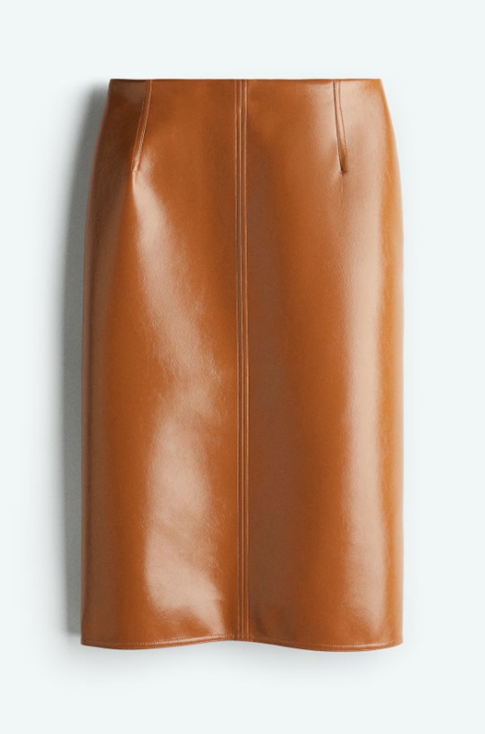 Pouzdrová sukně s vysokým pasem, H&M, 719 Kč
