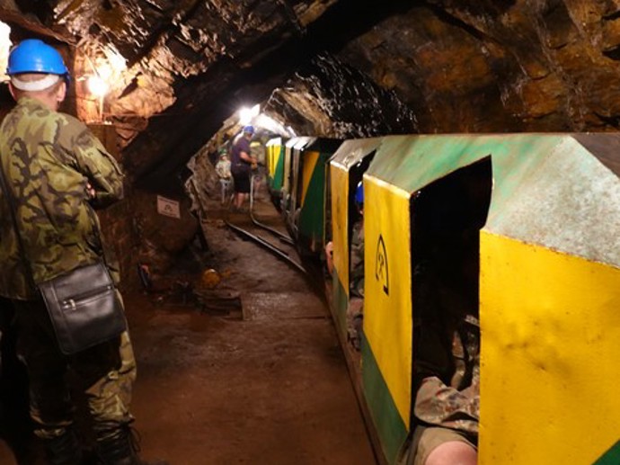 Důlní expozice Chrustenická šachta
