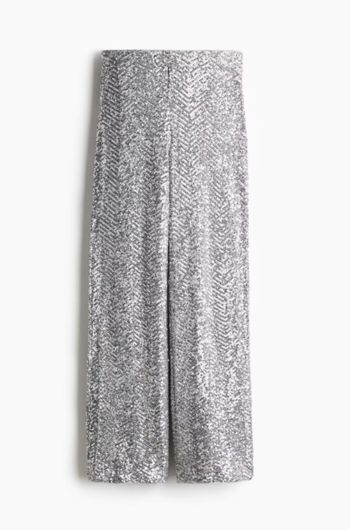 Flitrové kalhoty, H&M, 649 Kč
