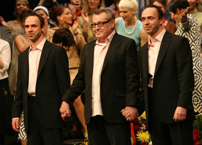 Legendární Miloš Forman se syny Petrem a Matějem
Legendární Miloš Forman se syny Petrem a Matějem