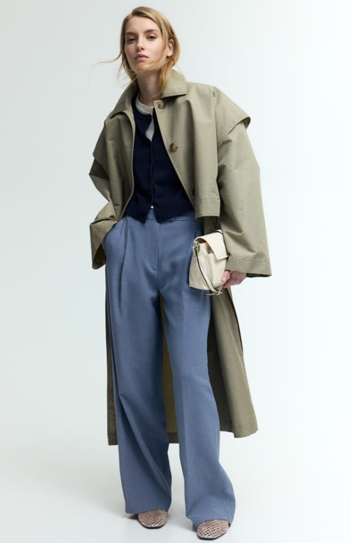 Široké keprové kalhoty, H&M, 719 Kč
