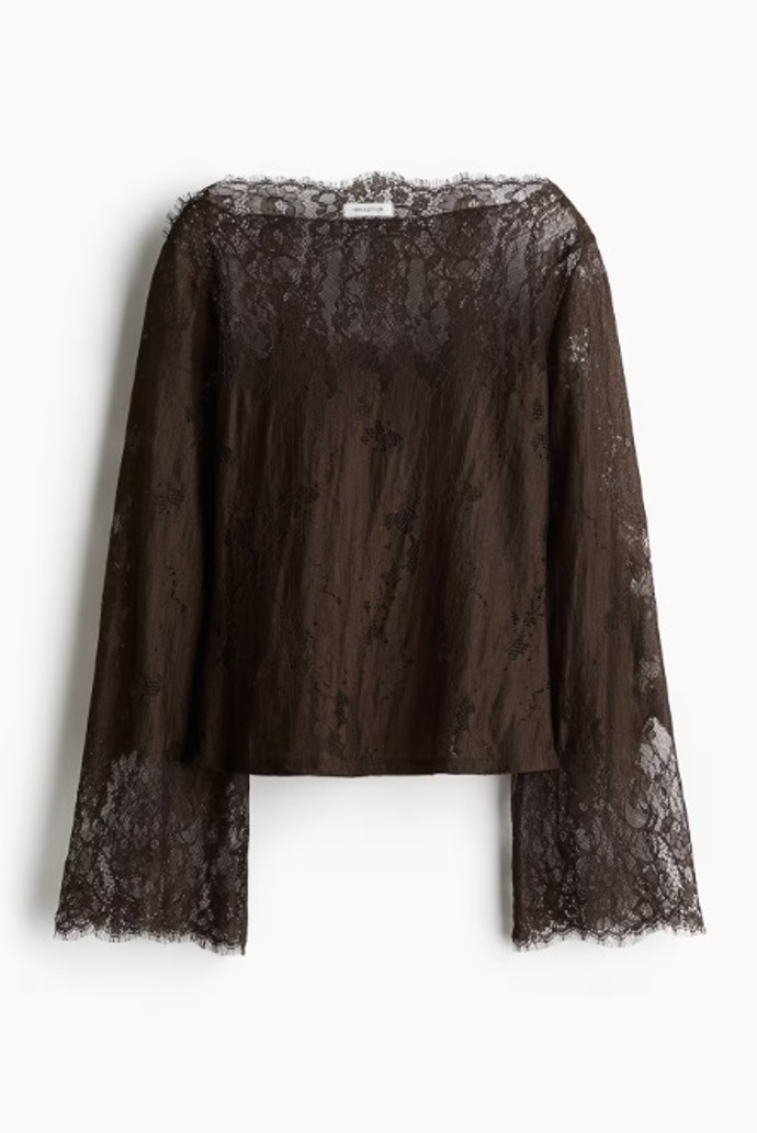Krajkový top, H&M, 1 199 Kč
