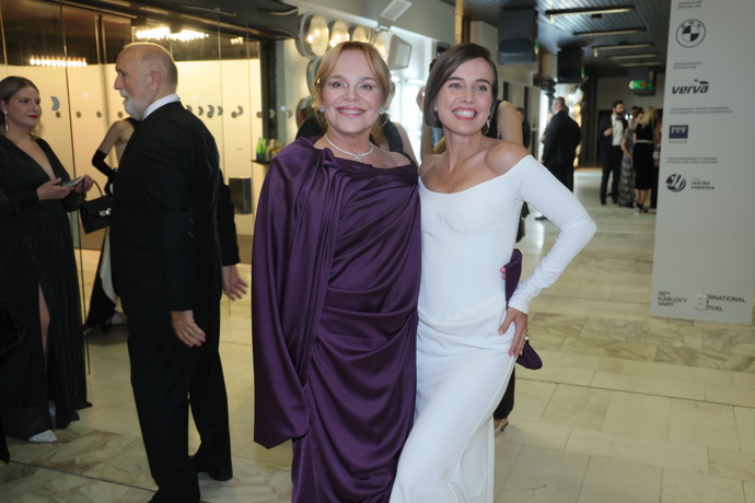 Dagmar Havlová a Tereza Voříšková

