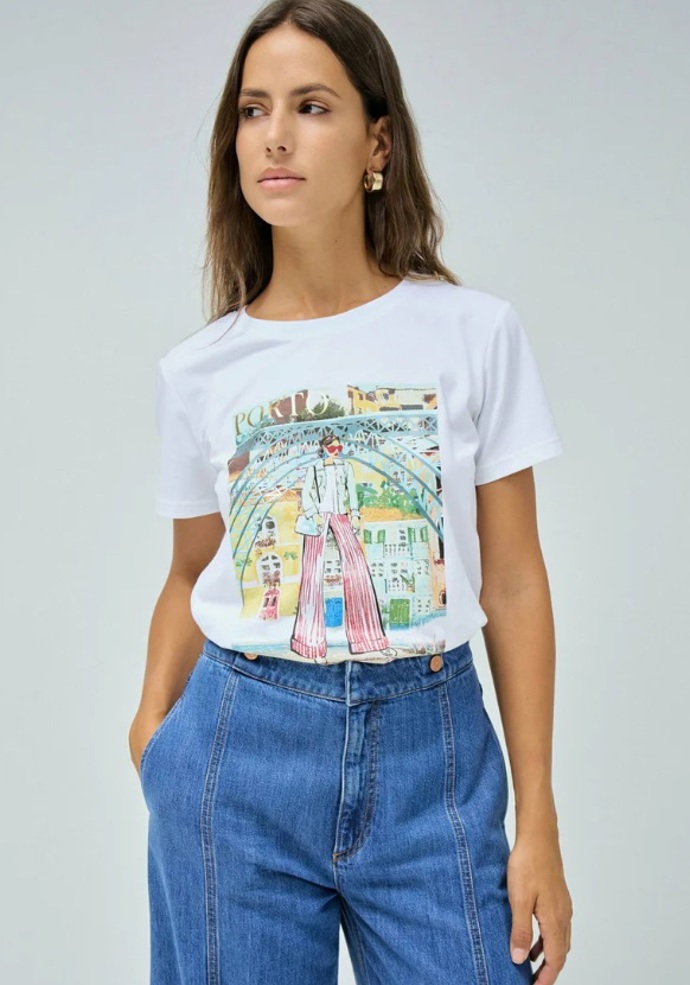 Triko s potiskem, Salsa Jeans, 989 Kč
