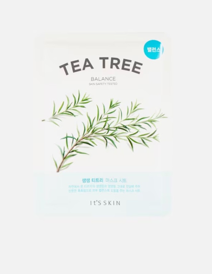 Textilní pleťová maska s Tea Tree olejem, Douglas, 49 Kč
