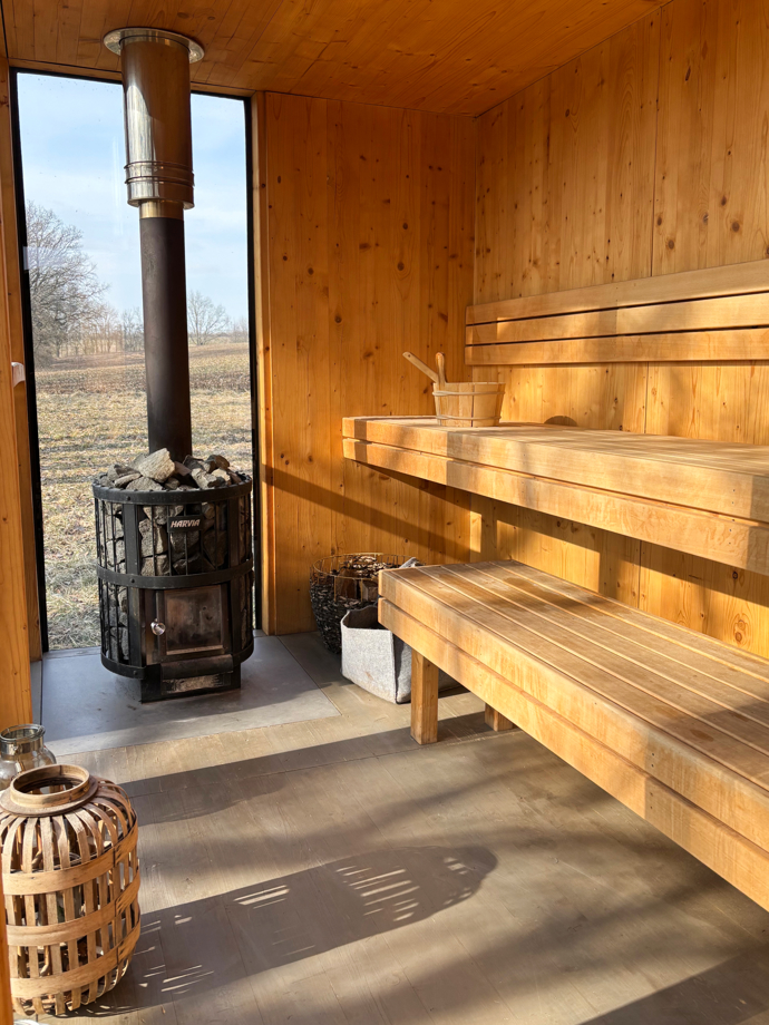 Součástí je i soukromá sauna.
Součástí je i soukromá sauna.