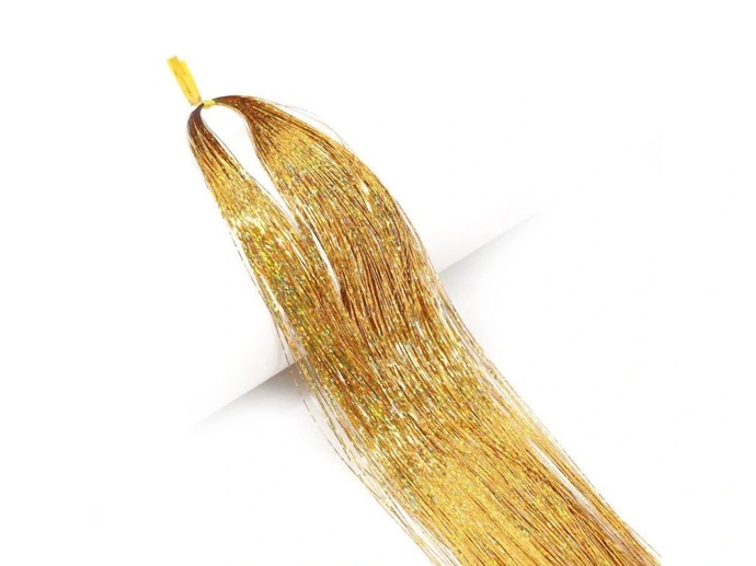 Hair tinsel, Kanekalon Store, 2,36 EUR
Hair tinsel, Kanekalon Store, 2,36 EUR