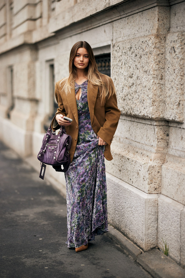 Street style v Miláně
