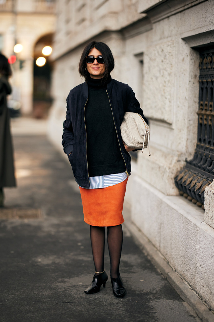 Street style v Miláně
