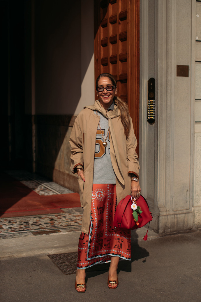 Street style v Miláně
