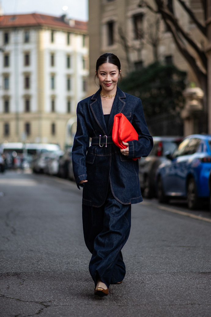 Double denim trend na jaro 2025 Double denim trend na jaro 2025