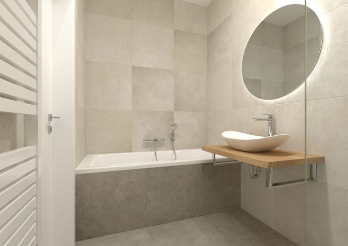 V interiérech byl kladen výrazný důraz na kvalitní materiály a nadčasový design. Dubové parkety, renovovaná špaletová okna s izolačním dvojsklem, francouzská posuvná okna s výstupy na terasu a vstupní bezpečností dveře s protipožární úpravou poskytují komfortní bydlení. 

