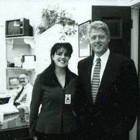 Monica Lewinsky a Bill Clinton
