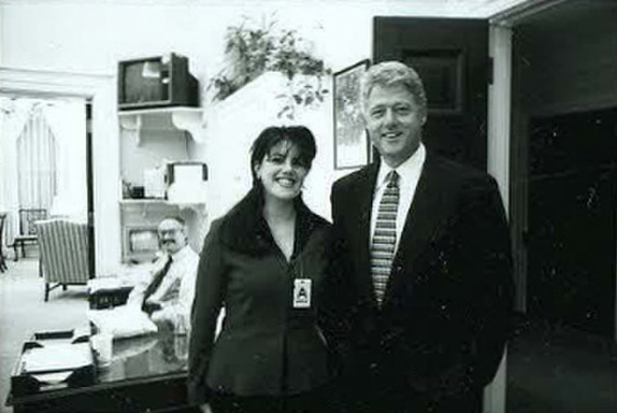 Monica Lewinsky a Bill Clinton
