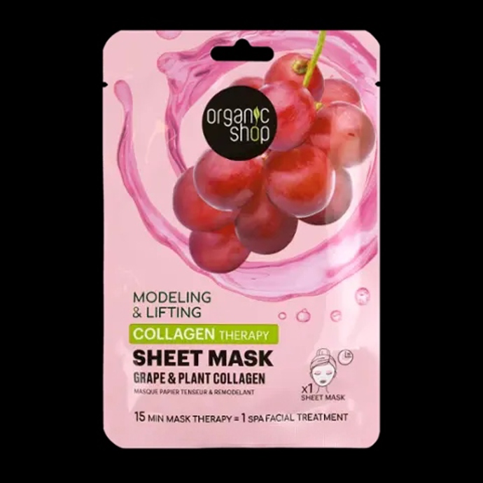 Pleťová maska Kolagenová terapie, Organic Shop, 49 Kč
