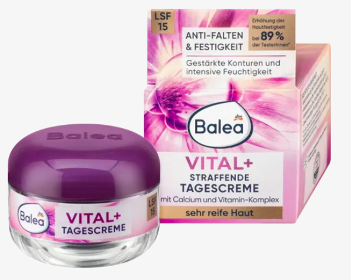 Denní krém Vital +, Balea, 109 Kč
