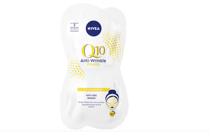 Vyhlazující maska proti vráskám Nivea Q10 poskytne pleti lidí nad 30 let intenzivní hydrataci, vyživí ji a bude bojovat proti vráskám zevnitř, což povede k jejich viditelné redukci. 59 Kč
