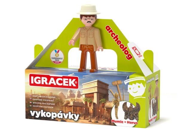 Igráček a vykopávky
