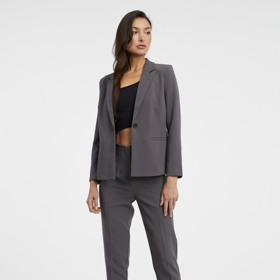 Šedé dámské kalhoty VERO MODA Sandy / Zoot, 739 Kč
