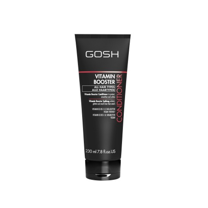 Luxusní vlasový kondicionér GOSH pro všechny typy vlasů. Obsahuje mix vitamínů B, D a E. Okamžitě vyživuje, posiluje a zjemňuje vlasy a dodává dlouhotrvající hydrataci a lesk. 229 Kč
