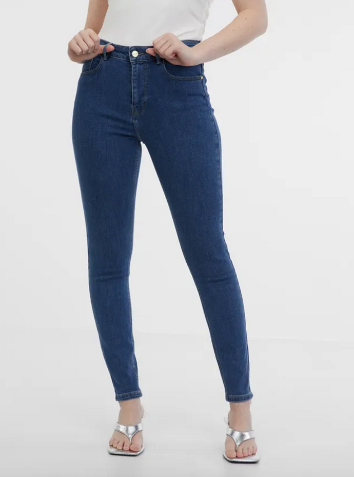 Modré dámské skinny fit džíny, 549 Kč
Modré dámské skinny fit džíny, 549 Kč